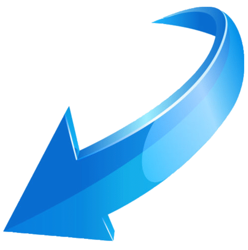 BlueCurveArrow