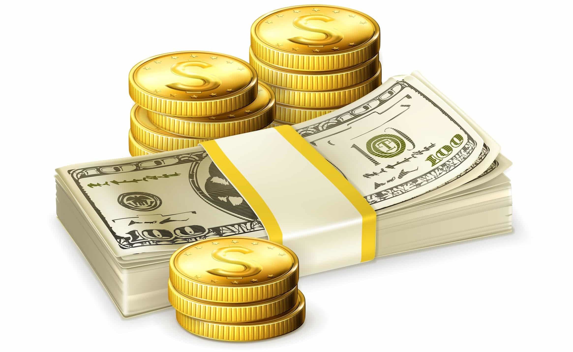 get paid what you are worth get a better salary animated illustration paper cash dollars and coins