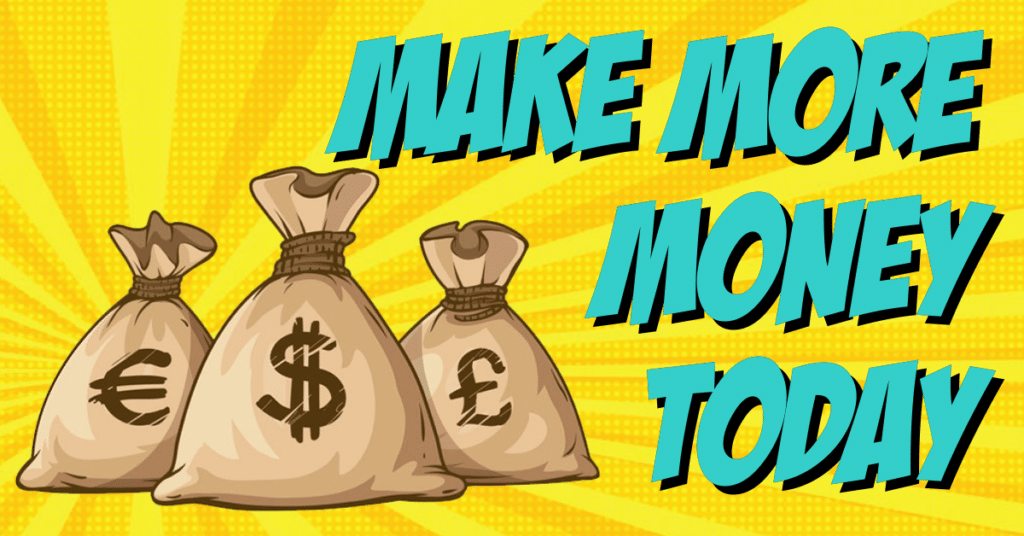 start making more money work for your self blog feature image make more money today animated