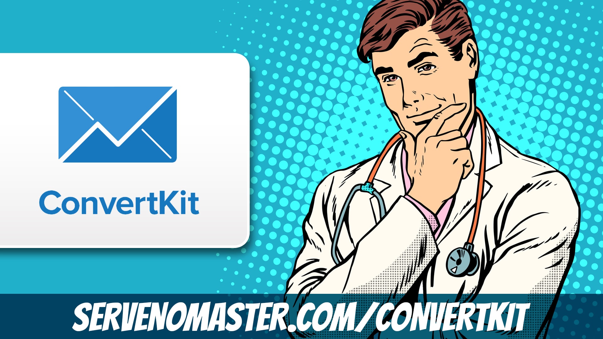 convert kit affiliate banner a doctor conversion animated illustration